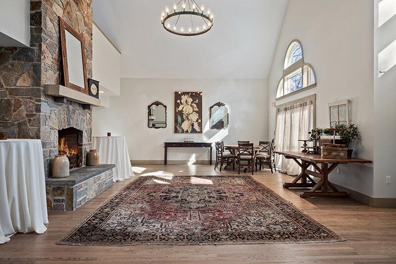 An interior view of an inn events room