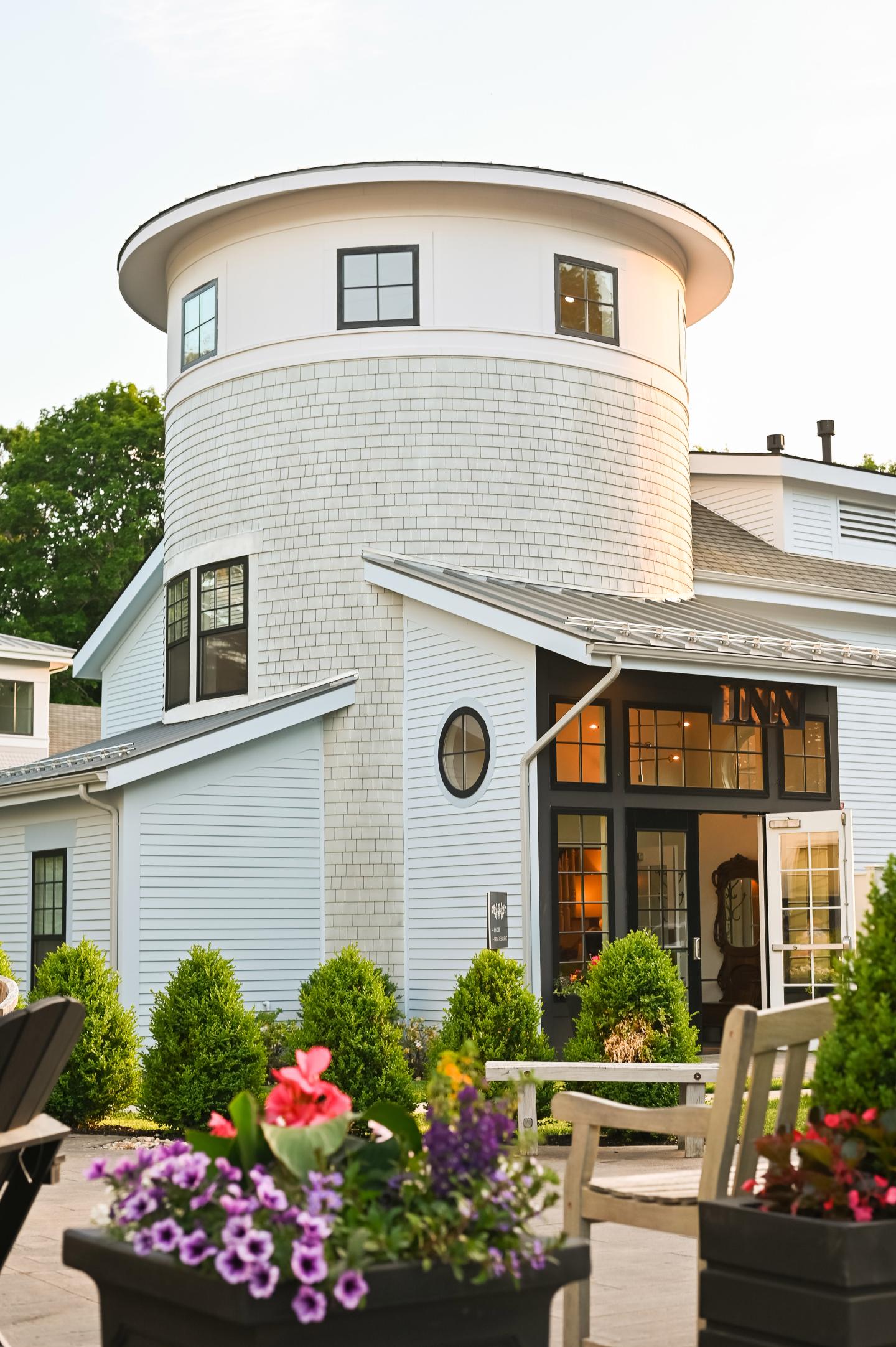 An interior view of an inn