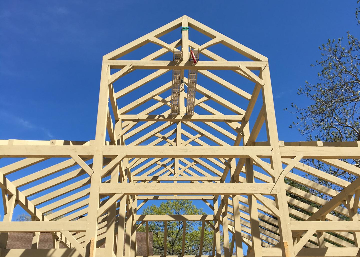 barn construction of grove