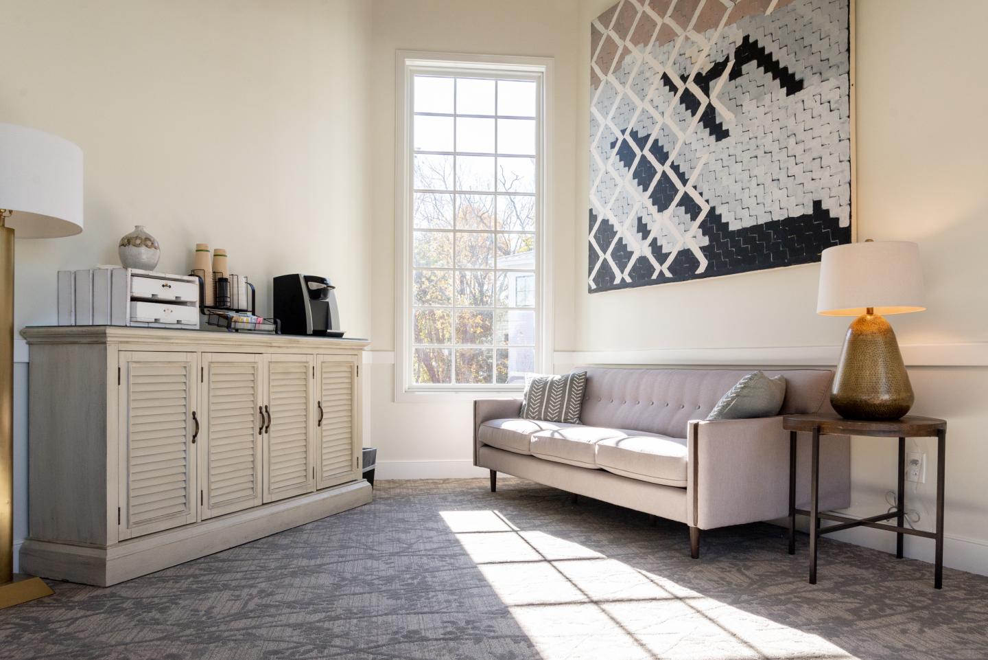 corner nook coffee station