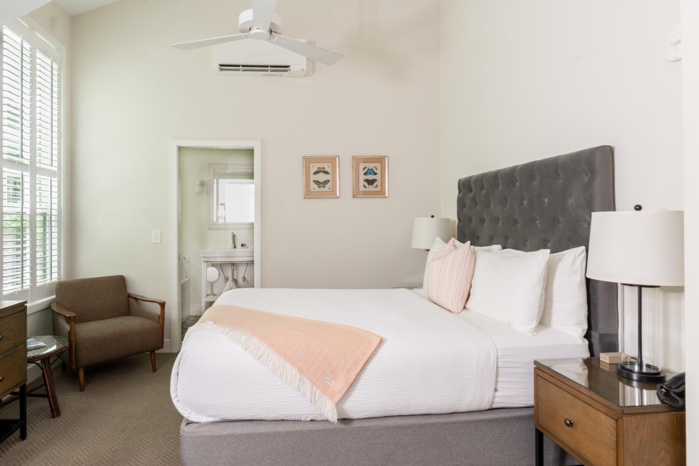 Queen Room at Briar Barn Inn - Guestroom facing Bathroom