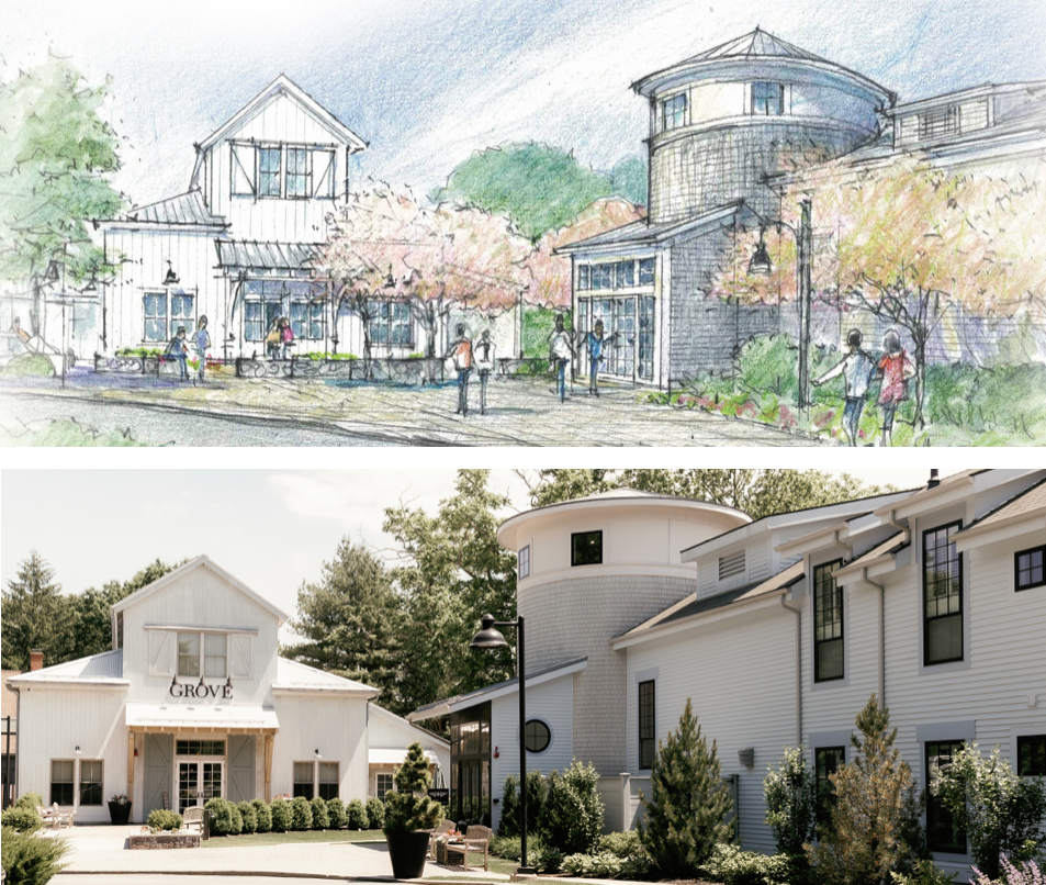 before and after of property